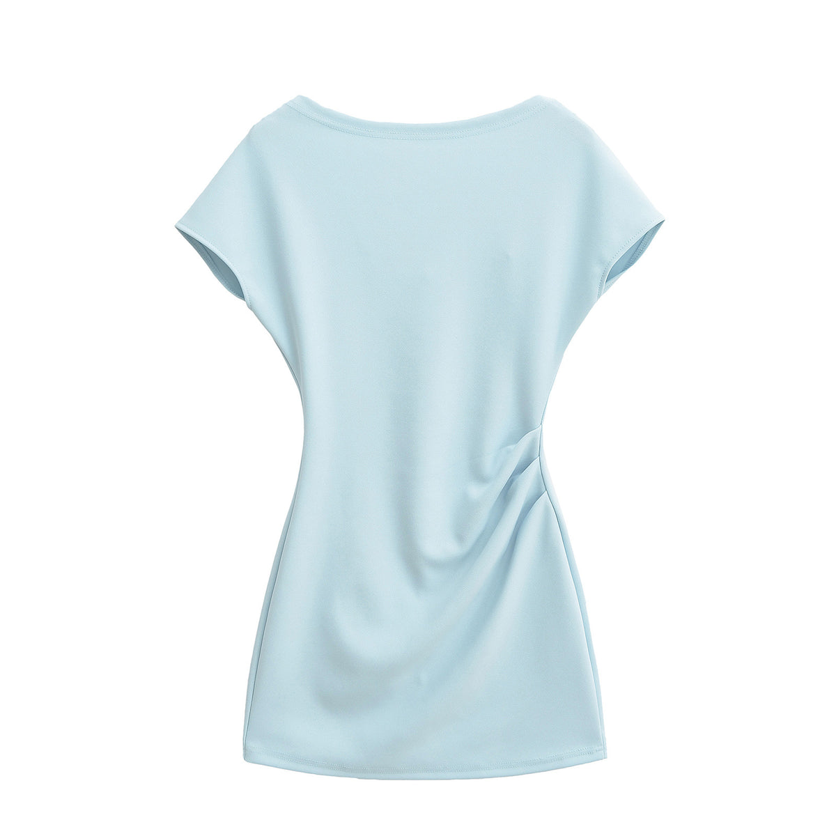 Irregular Off-Shoulder Mini Dress One-Shoulder Dress