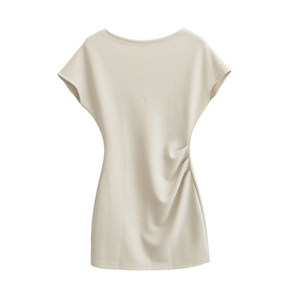 Irregular Off-Shoulder Mini Dress One-Shoulder Dress