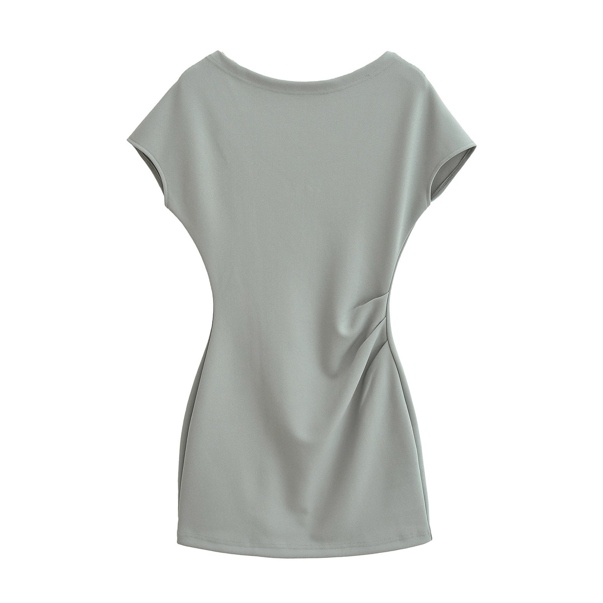 Irregular Off-Shoulder Mini Dress One-Shoulder Dress