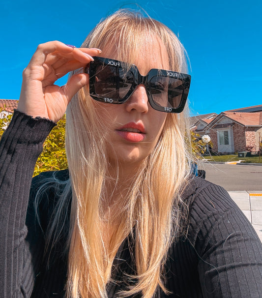 Fuck Off Retro Sunglasses